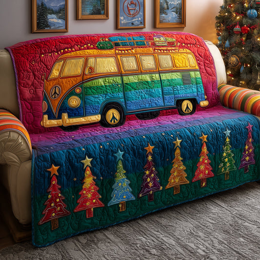 Festive Van Quilted Sofa Cover GFTOYC2405