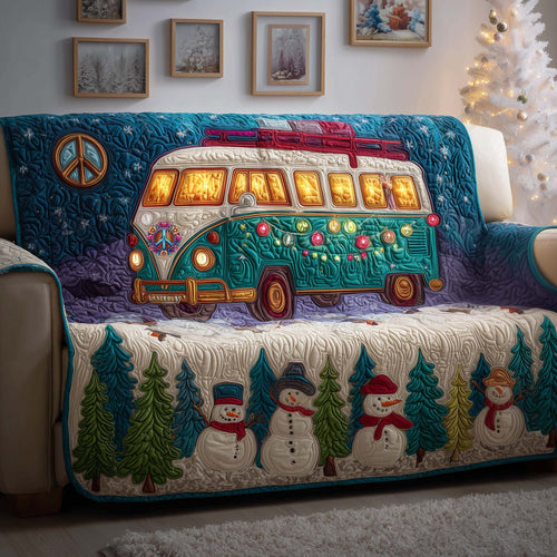 Festive Van Quilted Sofa Cover GFTOYC2408