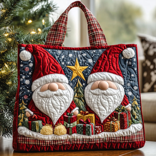 Christmas Gnome Quilted Tote Bag GFTOYC245