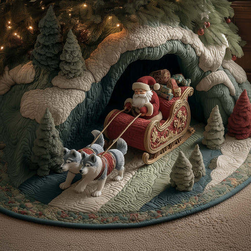 Husky Runner Quilted Tree Skirt GFTOYC2456