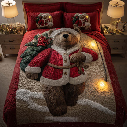 Santa Bear Duvet Cover Set GFTOYC2457