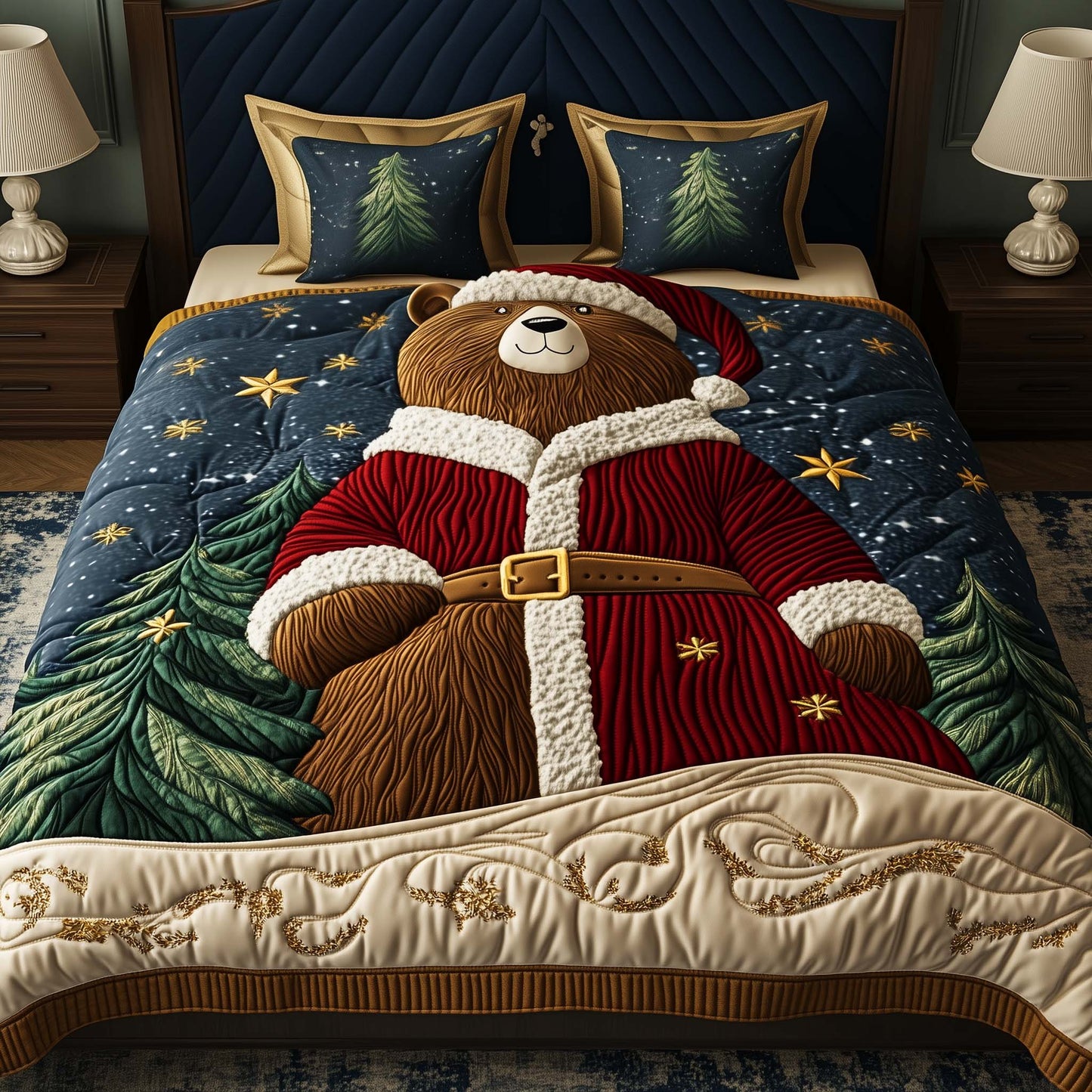 Santa Bear Duvet Cover Set GFTOYC2461