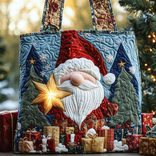 Christmas Gnome Quilted Tote Bag GFTOYC248