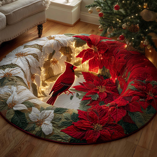 Blossom Cardinal Quilted Round Mat GFTOYC2597