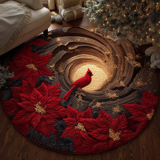 Blossom Cardinal Quilted Round Mat GFTOYC2599