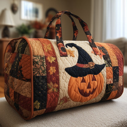 Halloween Pumpkin Quilted Duffle Bag GFTOYC25