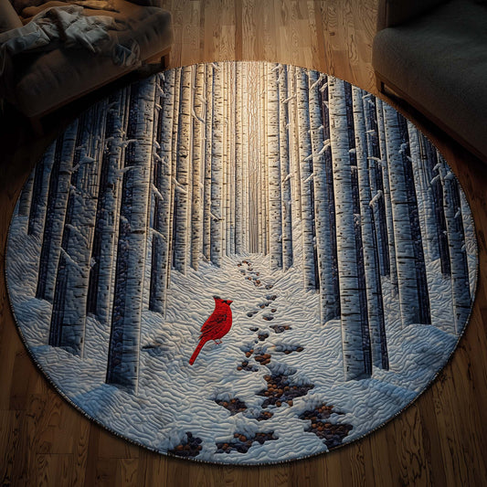 Blossom Cardinal Quilted Round Mat GFTOYC2601