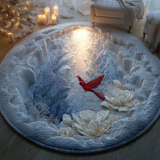 Blossom Cardinal Quilted Round Mat GFTOYC2602