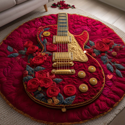 Guitar Dream Quilted Round Mat GFTOYC2645