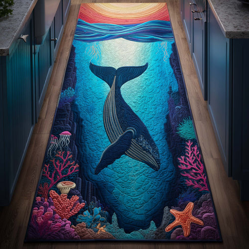 Majestic Whale Runner Rug GFTOYC2688