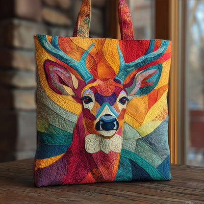 Majestic Deer Quilted Tote Bag GFTOYC2738