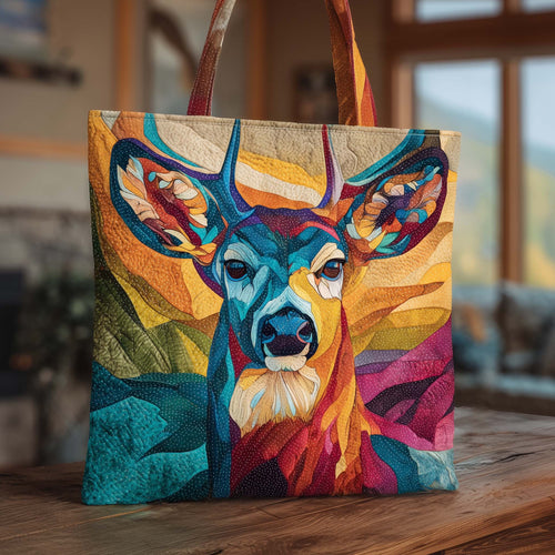 Majestic Deer Quilted Tote Bag GFTOYC2739