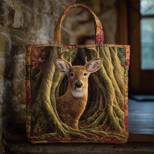 Majestic Deer Quilted Tote Bag GFTOYC2741