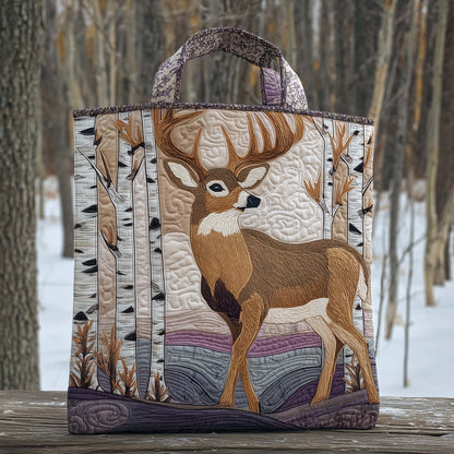 Majestic Deer Quilted Tote Bag GFTOYC2744