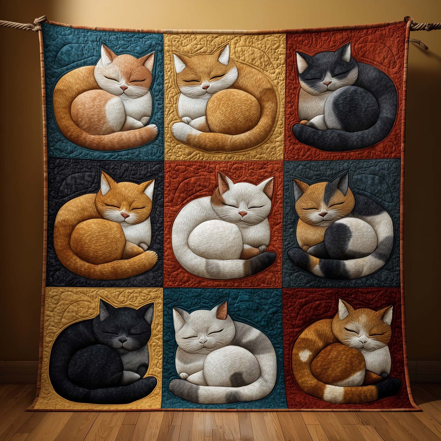 Dreamy Cat Quilted Blanket GFTOYC2770