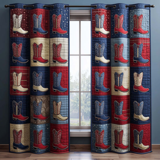 Western Vibe Quilted Curtains GFTOYC2785
