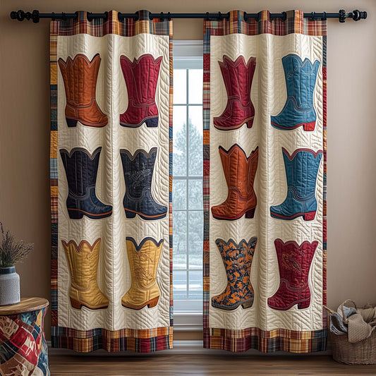 Western Vibe Quilted Curtains GFTOYC2787