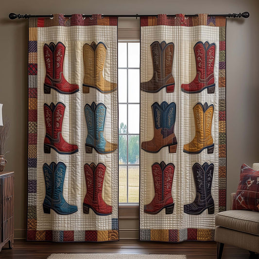 Western Vibe Quilted Curtains GFTOYC2788