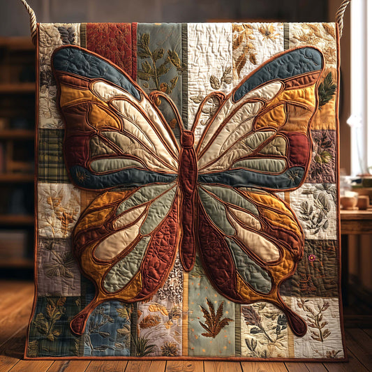 Elegant Butterfly Quilted Blanket GFTOYC2791
