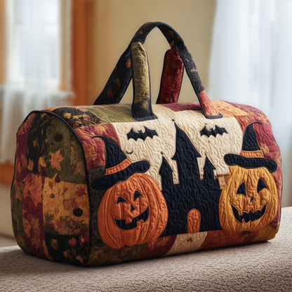 Halloween Pumpkin Quilted Duffle Bag GFTOYC27