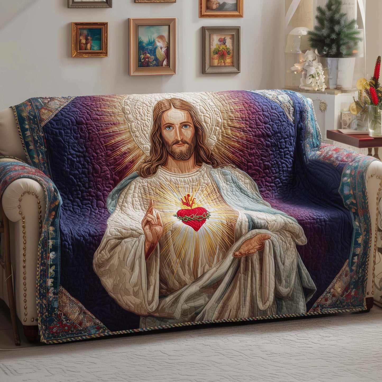 Faithful King Quilted Sofa Cover GFTOYC2828