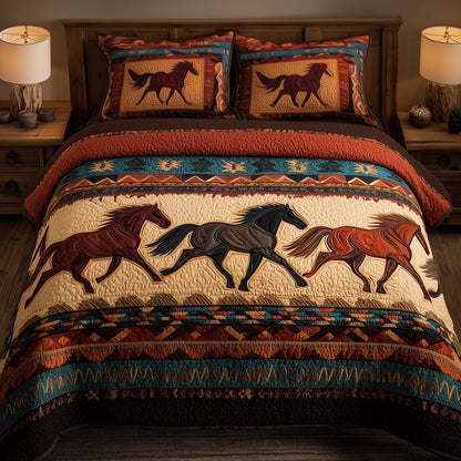 Golden Native 3-Piece Quilted Bedding Set GFTOYC2857