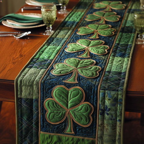 Emerald Blessing Quilted Table Runner GFTOYC2907