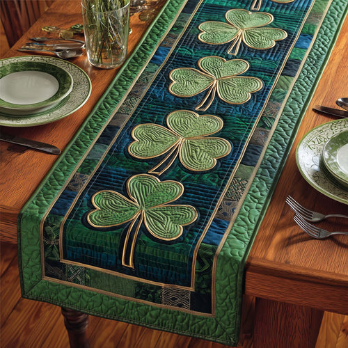 Emerald Blessing Quilted Table Runner GFTOYC2908