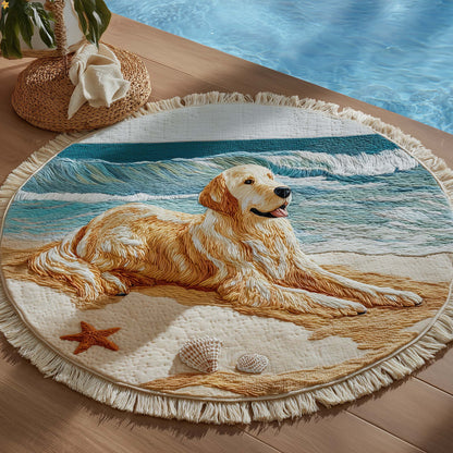 Golden Shore Round Beach Towel GFTOYC2935