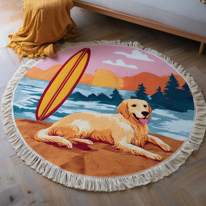 Golden Shore Round Beach Towel GFTOYC2937