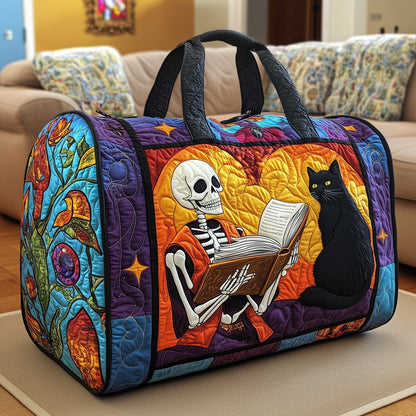 Halloween Cat Quilted Duffle Bag GFTOYC295
