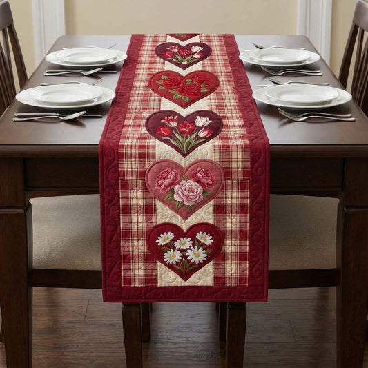 Floral Love Quilted Table Runner GFTOYC2973