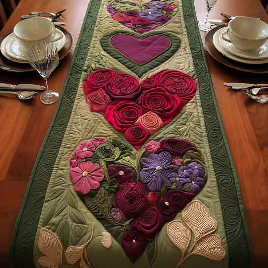 Floral Love Quilted Table Runner GFTOYC2976