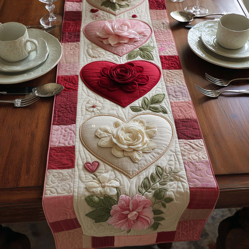 Floral Love Quilted Table Runner GFTOYC2979