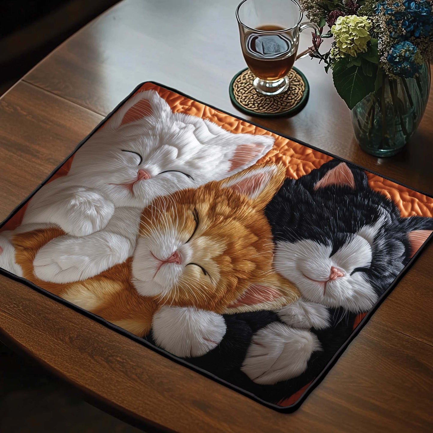 Adorable Cat Quilted Place Mat GFTOYC2988