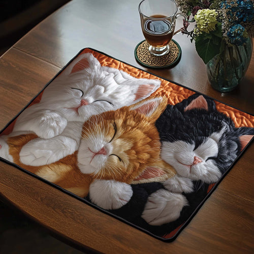 Adorable Cat Quilted Place Mat GFTOYC2988