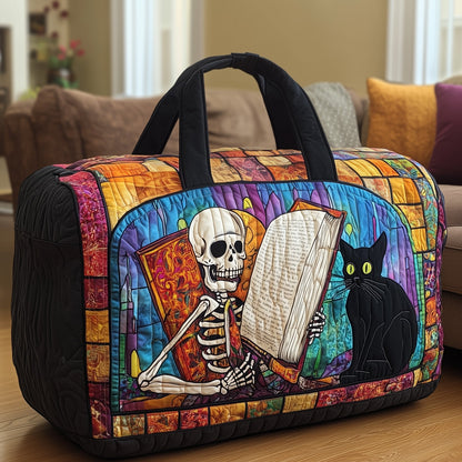 Halloween Cat Quilted Duffle Bag GFTOYC299