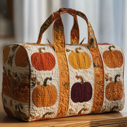 Autumn Pumpkin Quilted Duffle Bag GFTOYC29