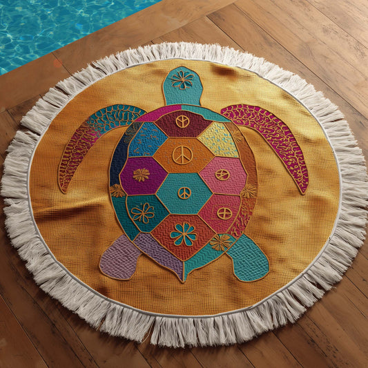 Soul Turtle Round Beach Towel GFTOYC3012