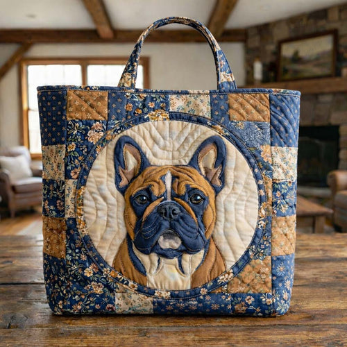 Frenchie Bulldog Quilted Tote Bag GFTOYC3046
