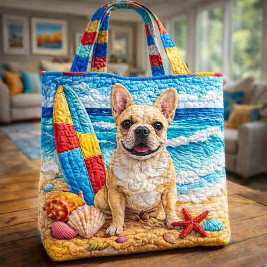 Frenchie Bulldog Quilted Tote Bag GFTOYC3047