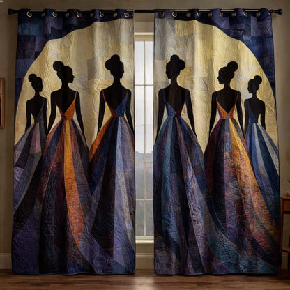 Melanin Queen Quilted Curtains GFTOYC3065