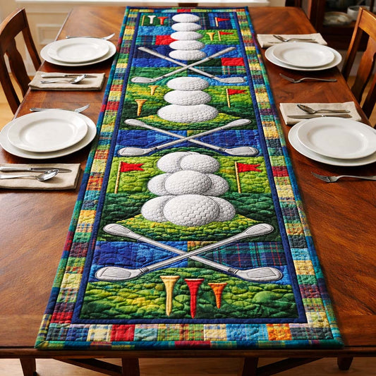 Golf Rhythm Quilted Table Runner GFTOYC3071