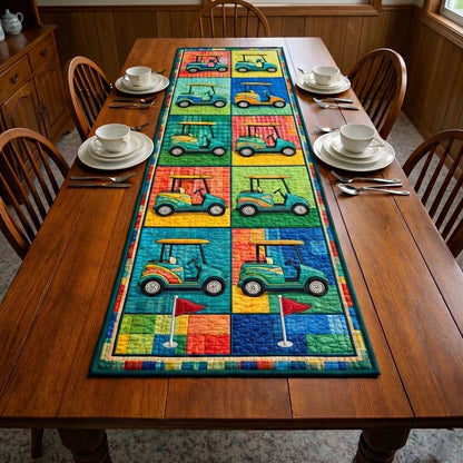 Golf Rhythm Quilted Table Runner GFTOYC3072