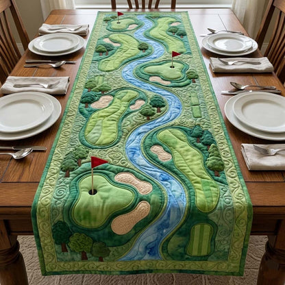 Golf Rhythm Quilted Table Runner GFTOYC3073