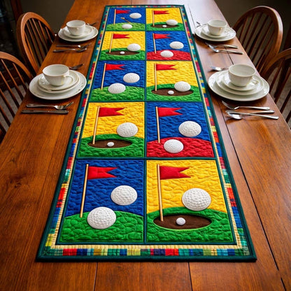 Golf Rhythm Quilted Table Runner GFTOYC3076