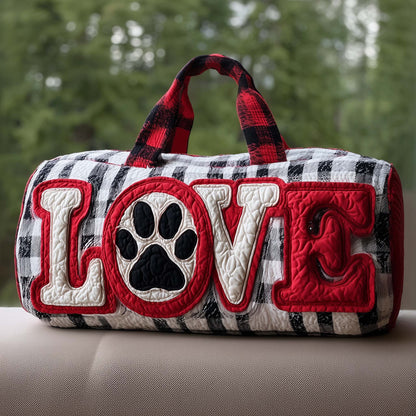 Paw Love Quilted Duffle Bag GFTOYC3078