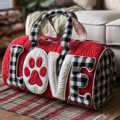 Paw Love Quilted Duffle Bag GFTOYC3079