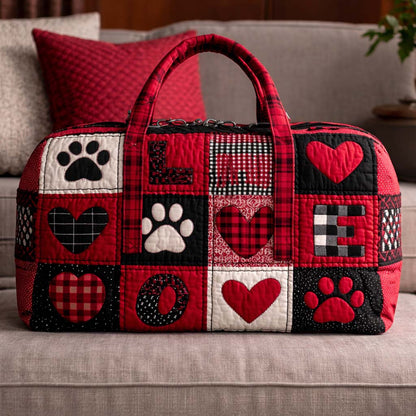 Paw Love Quilted Duffle Bag GFTOYC3080