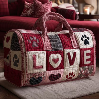 Paw Love Quilted Duffle Bag GFTOYC3081